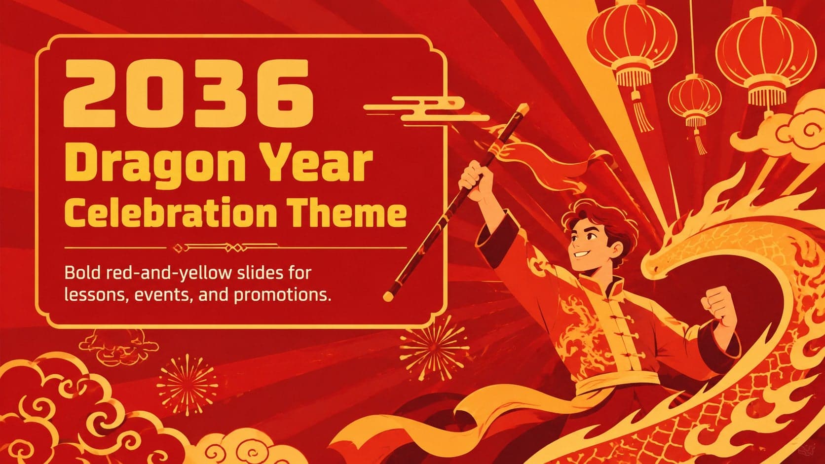 2036 Dragon Year Celebration Theme preview