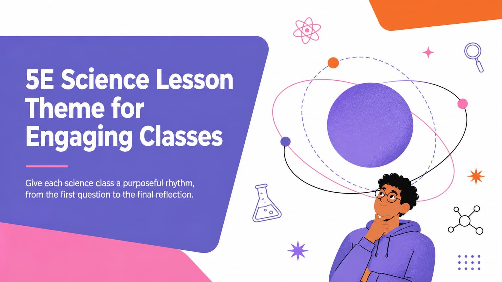5E Science Lesson Theme for Engaging Classes preview