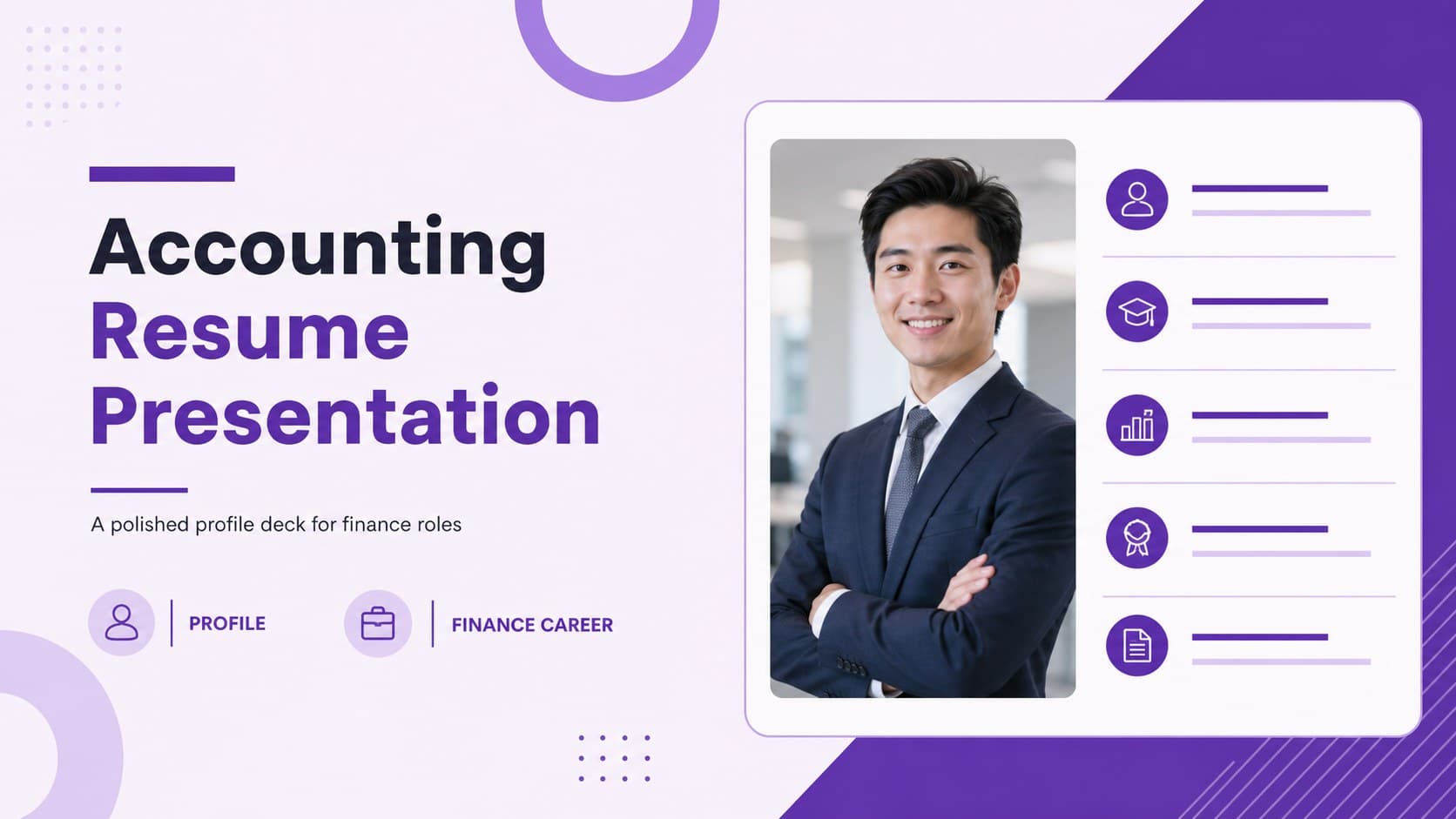 Accounting Resume Presentation preview
