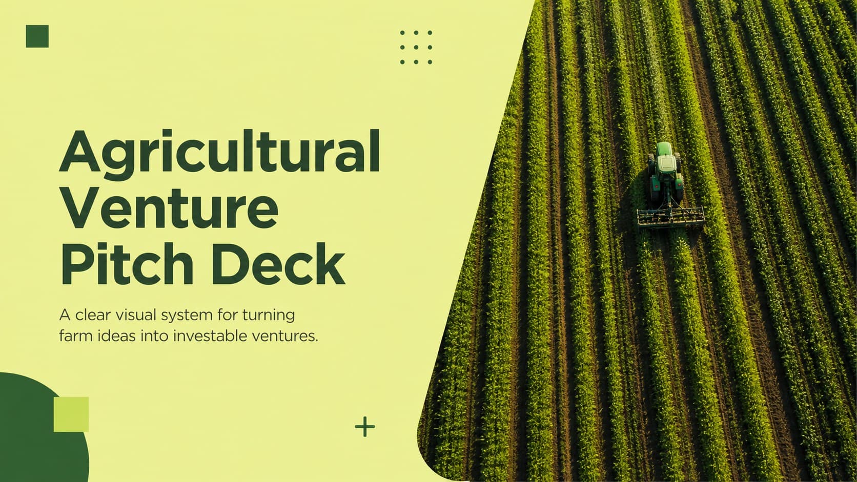 Agricultural Venture Pitch Deck preview