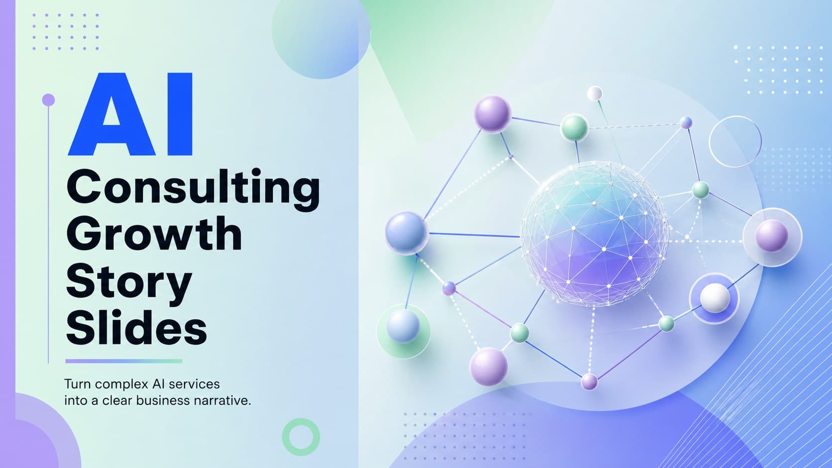 AI Consulting Growth Story Slides preview