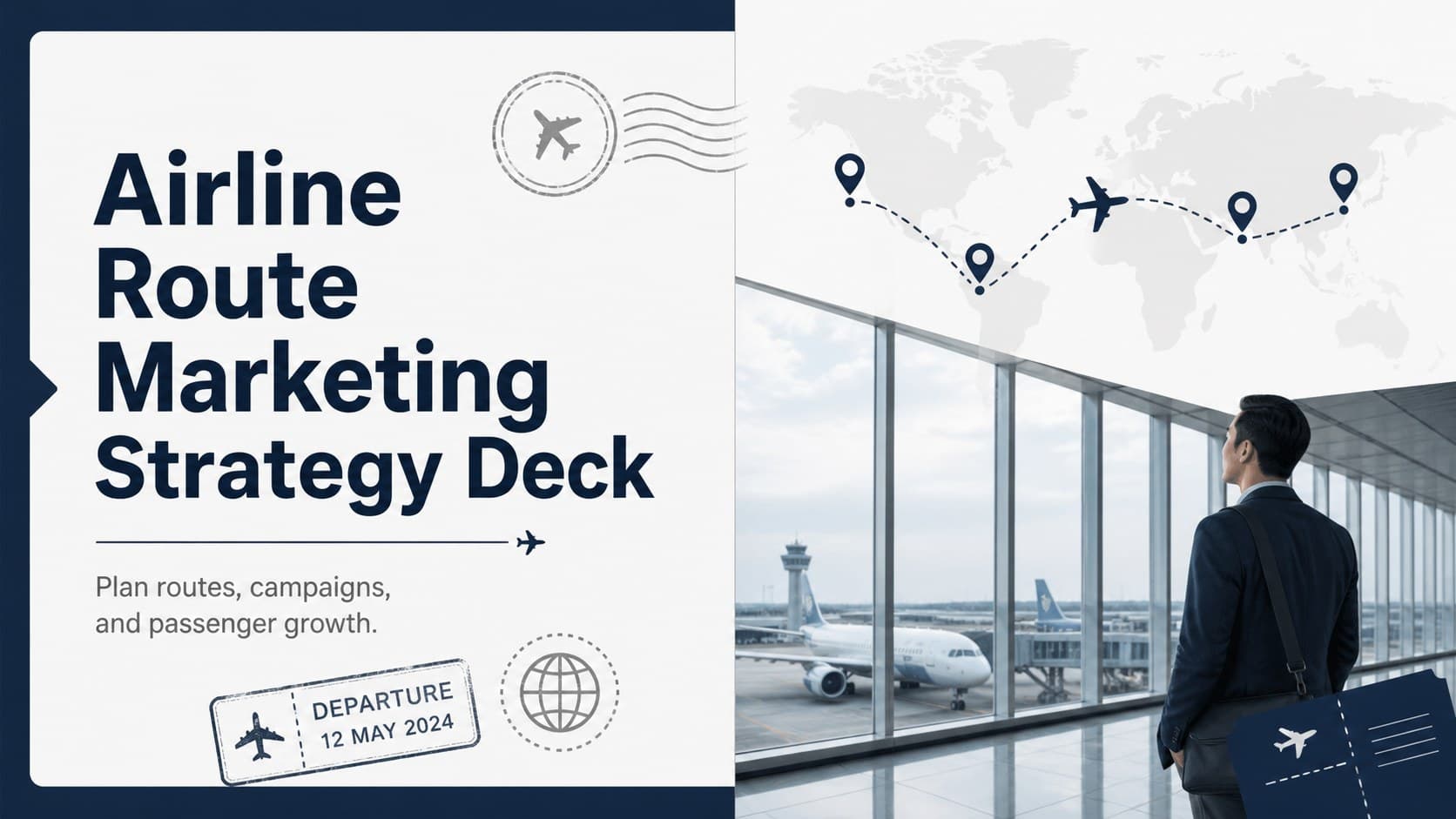 Airline Route Marketing Strategy Deck preview