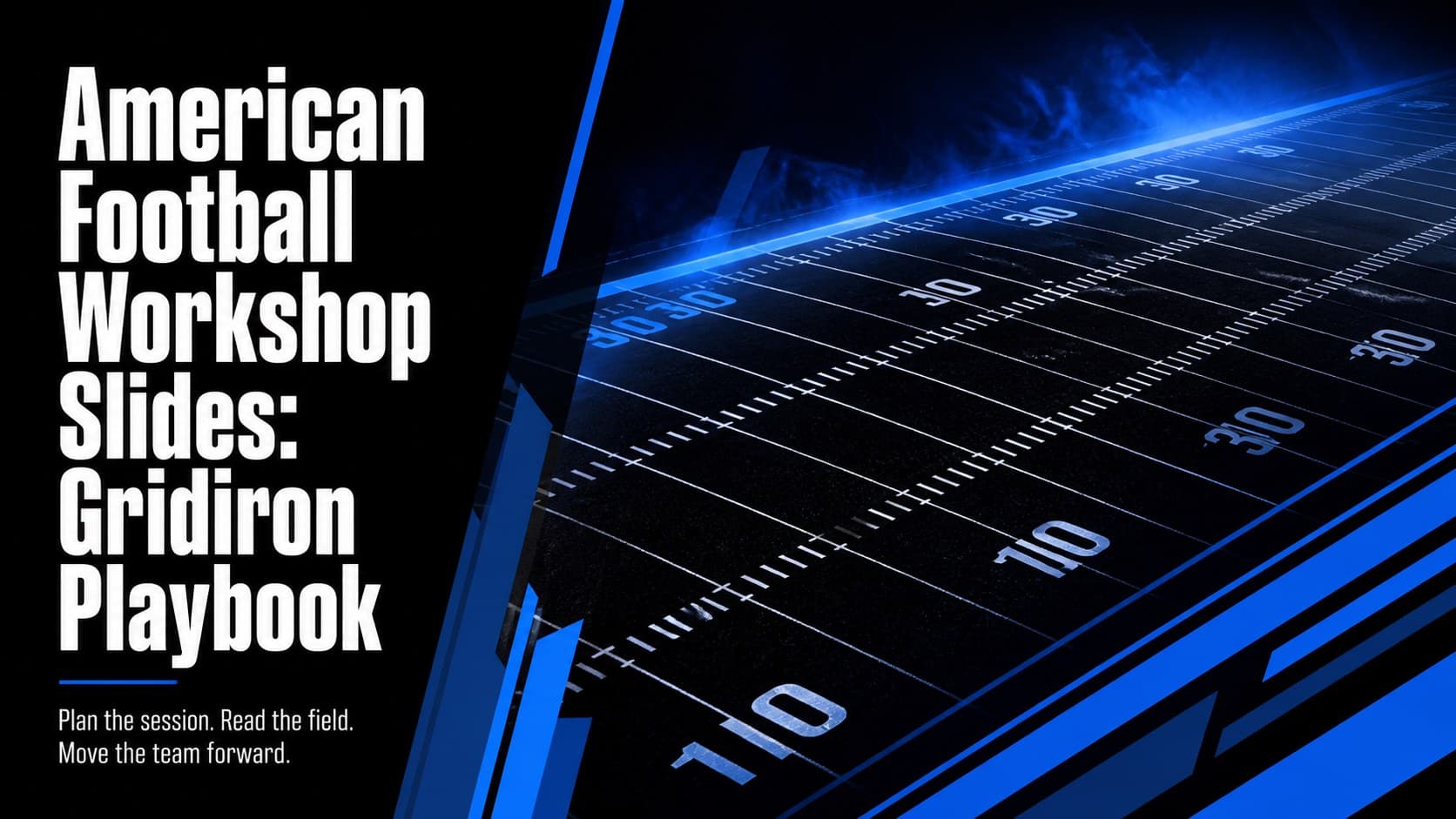 American Football Workshop Slides: Gridiron Playbook preview