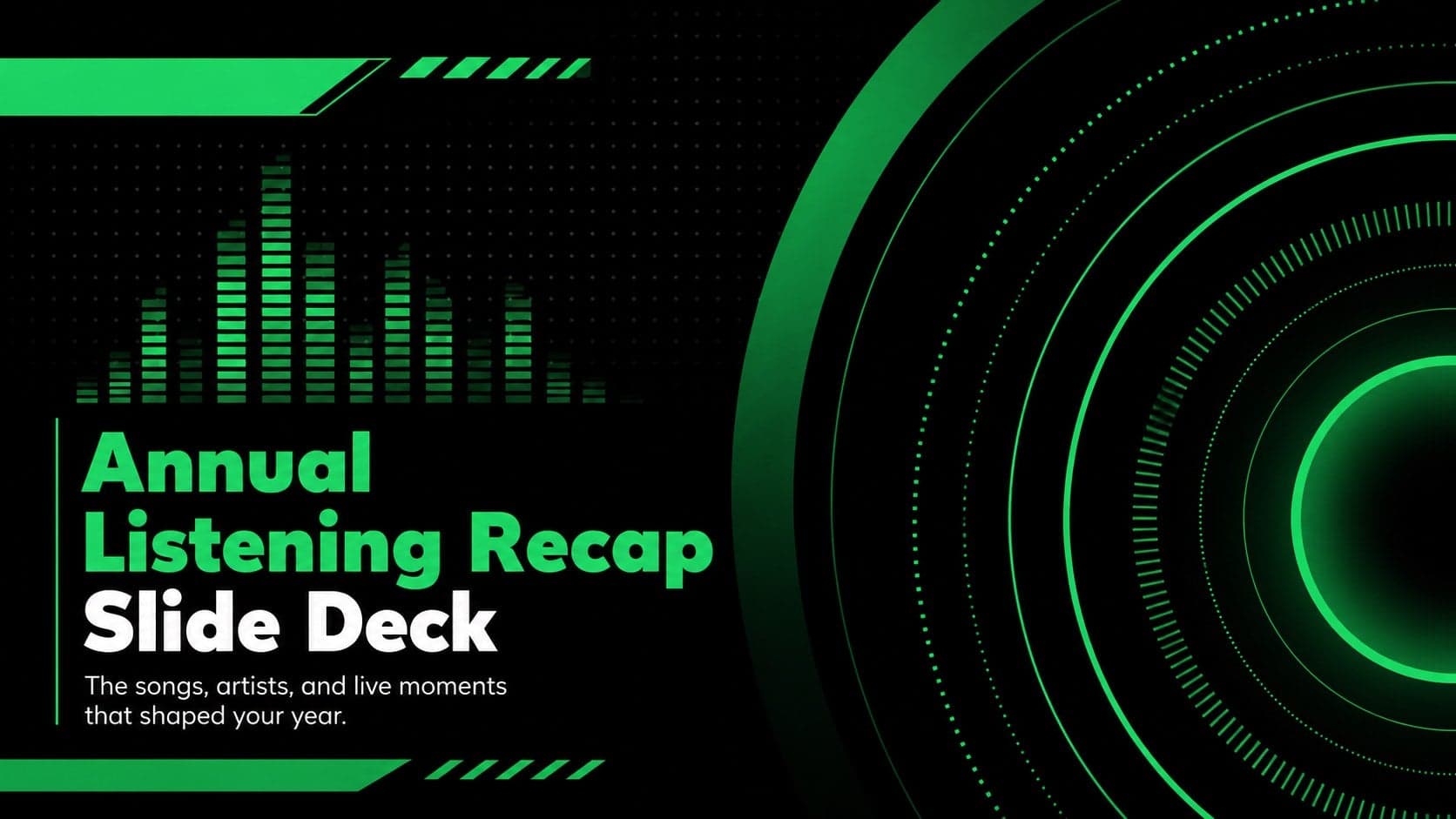 Annual Listening Recap Slide Deck preview
