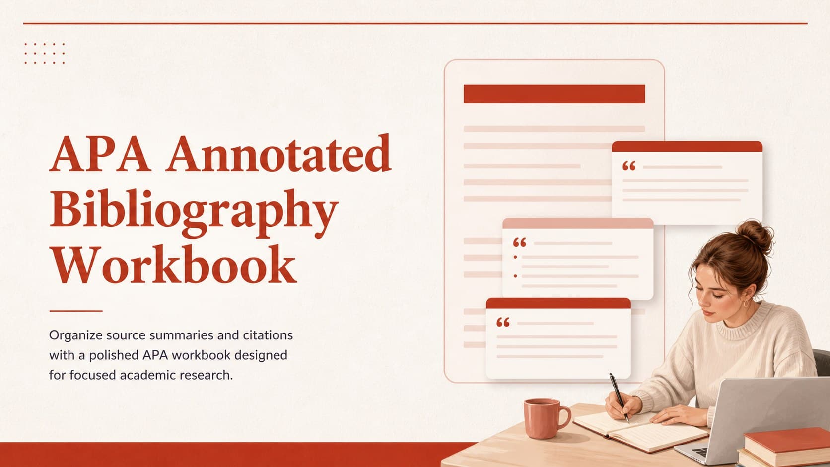APA Annotated Bibliography Workbook preview