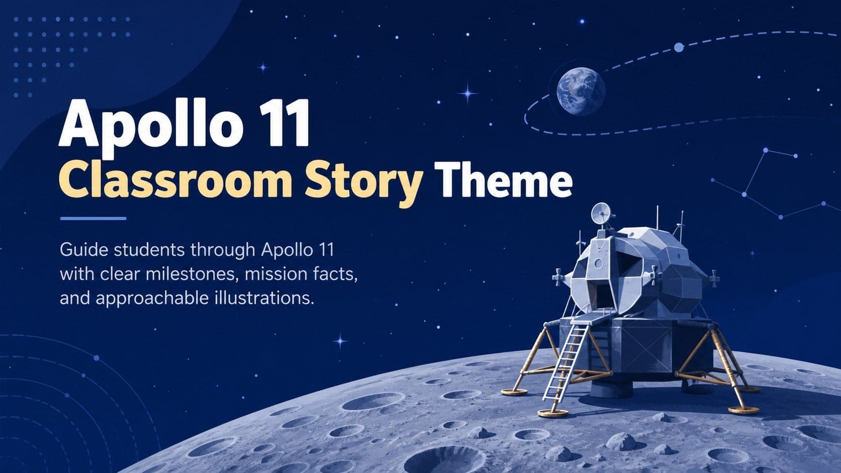 Apollo 11 Classroom Story Theme preview