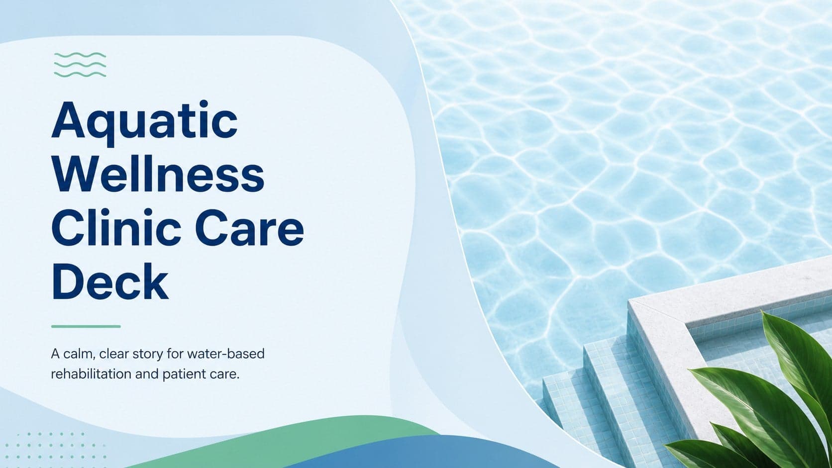 Aquatic Wellness Clinic Care Deck preview
