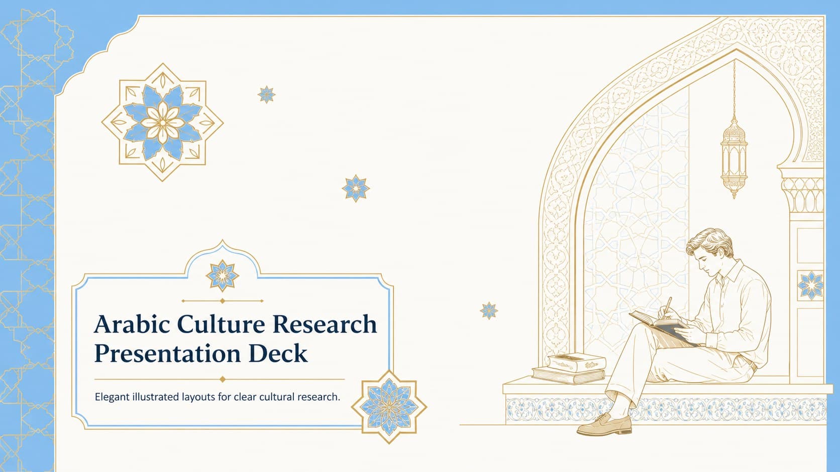Arabic Culture Research Presentation Deck preview