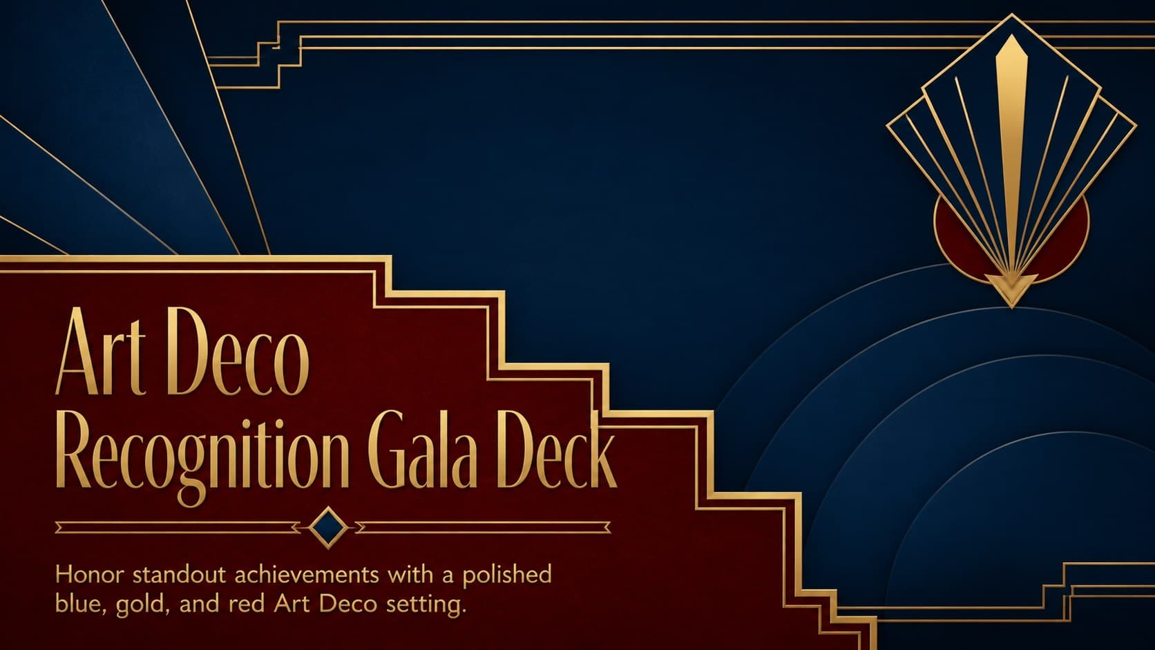 Art Deco Recognition Gala Deck preview