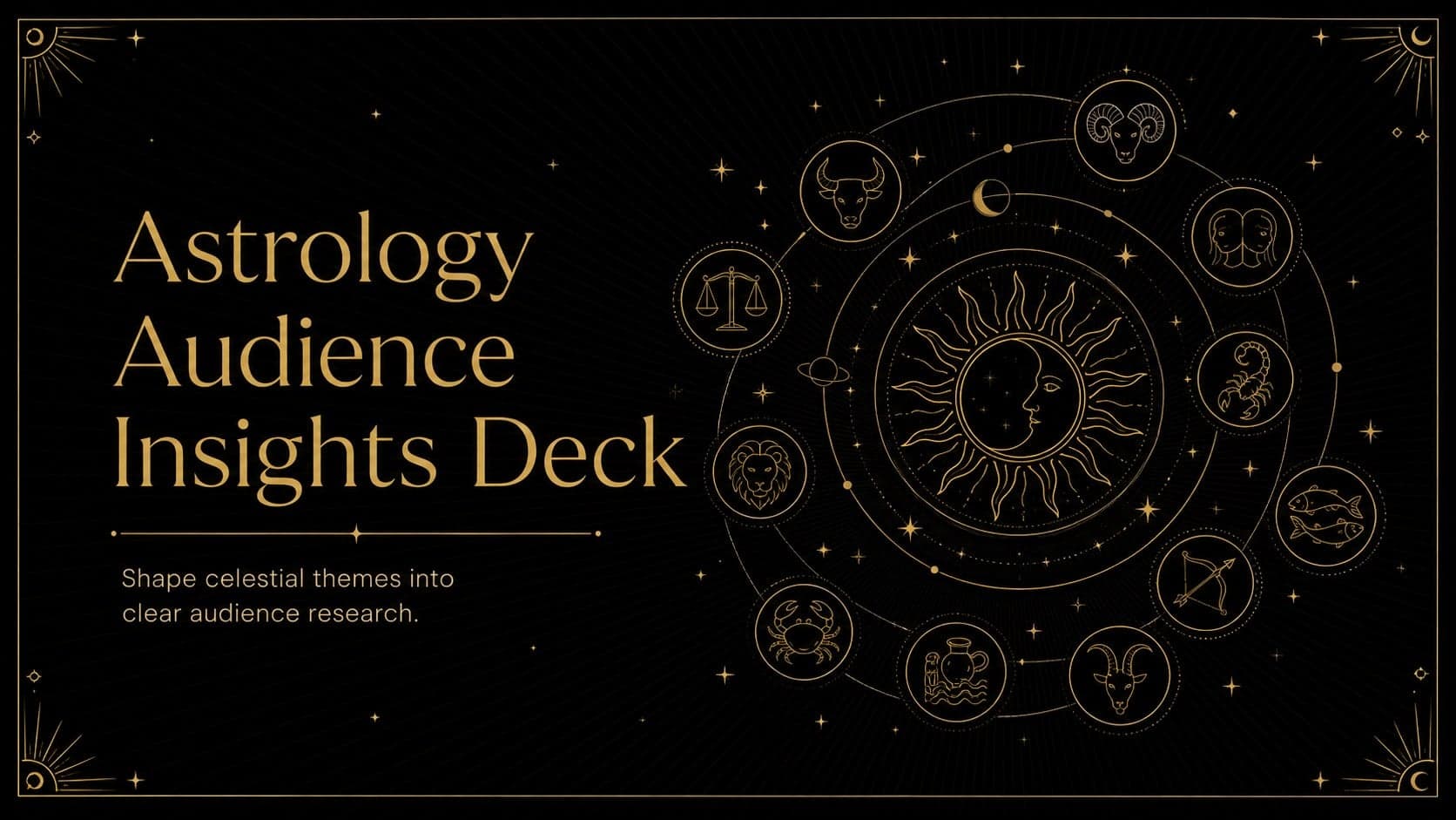 Astrology Audience Insights Deck preview