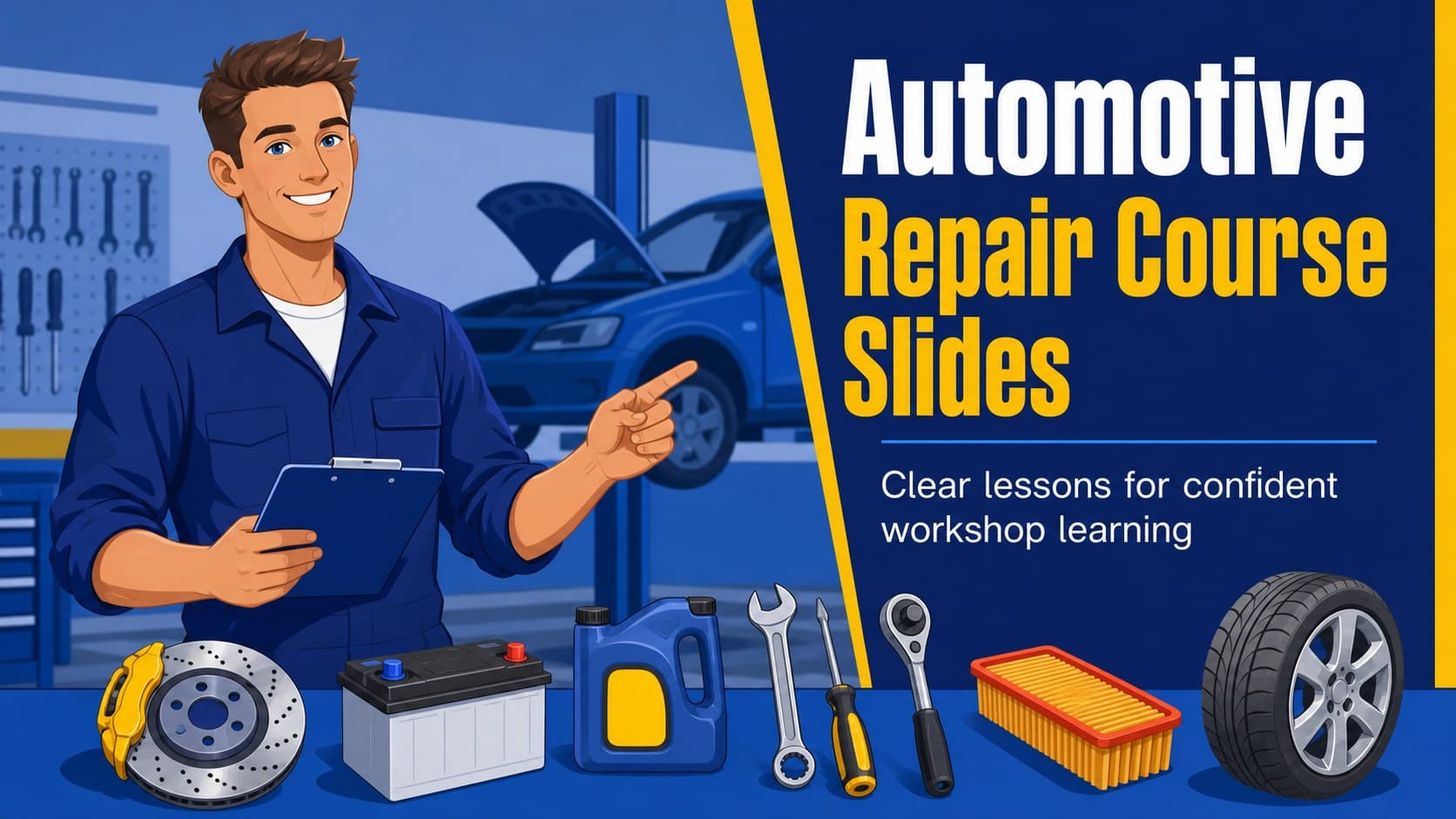 Automotive Repair Course Slides preview