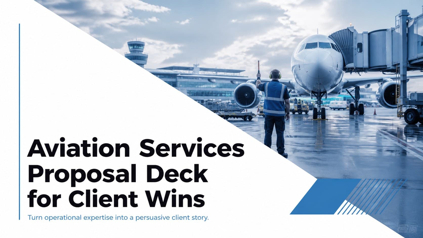 Aviation Services Proposal Deck for Client Wins preview