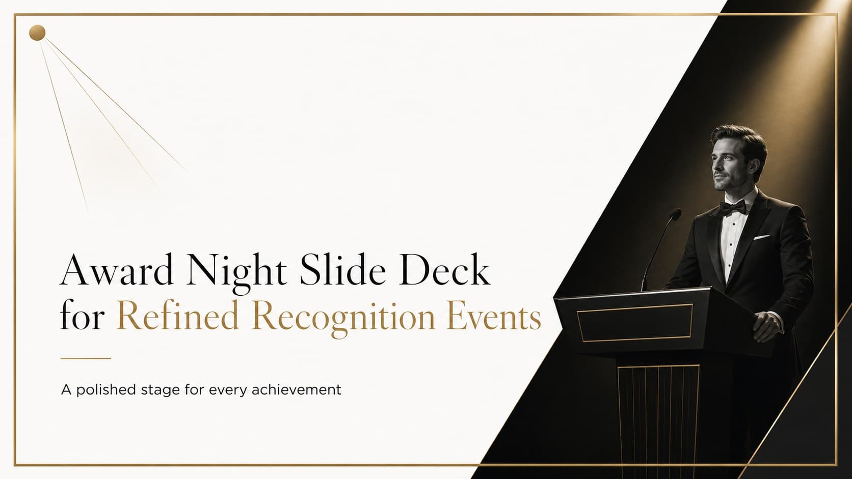 Award Night Slide Deck for Refined Recognition Events preview