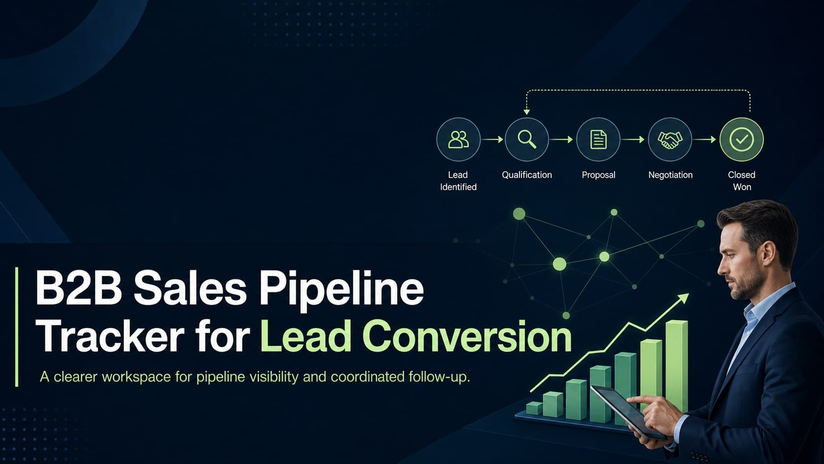 B2B Sales Pipeline Tracker for Lead Conversion preview
