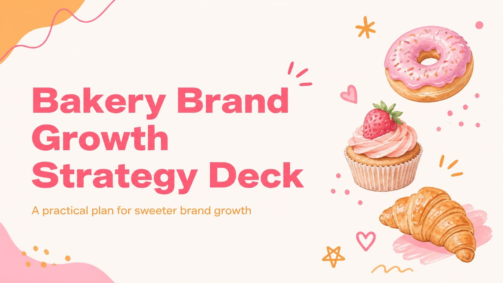 Bakery Brand Growth Strategy Deck preview