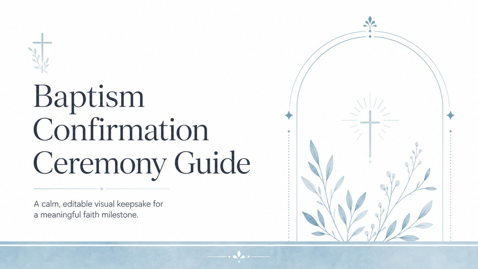 Baptism Confirmation Ceremony Guide preview