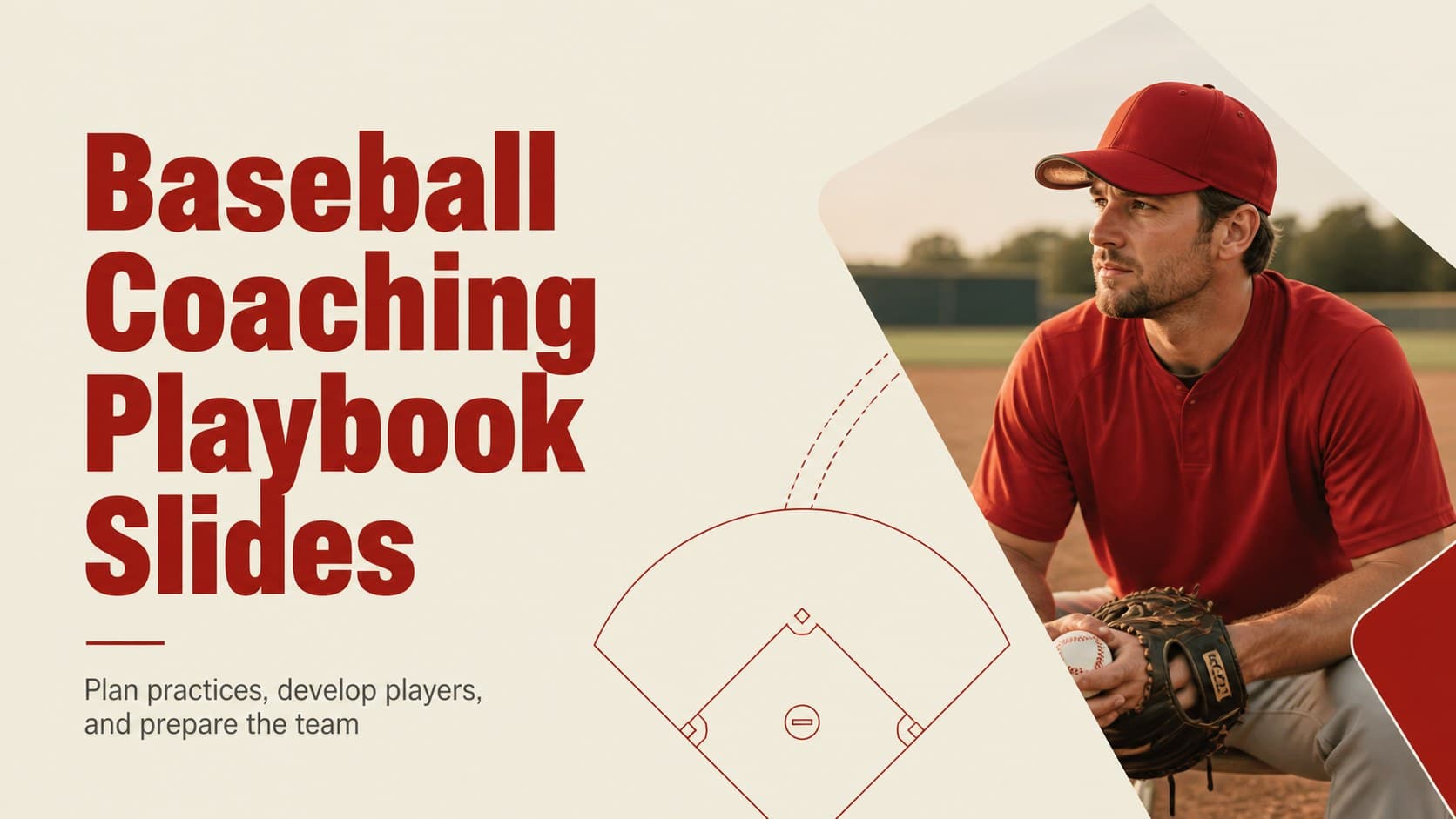 Baseball Coaching Playbook Slides preview