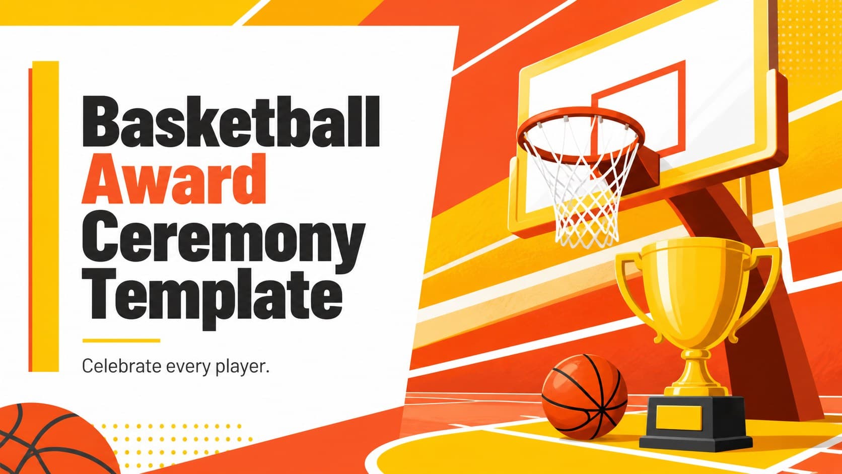 Basketball Award Ceremony Template preview