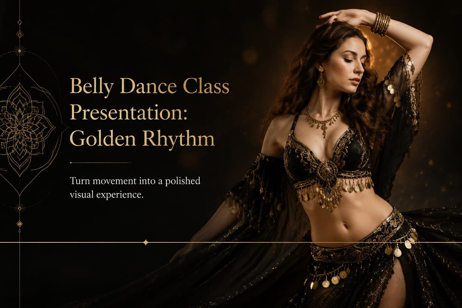 Belly Dance Class Presentation: Golden Rhythm preview