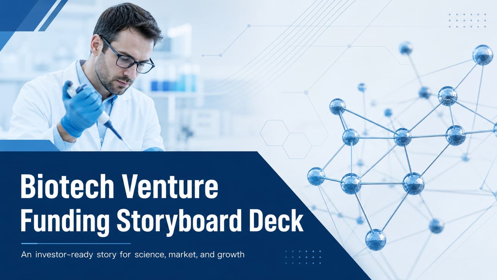 Biotech Venture Funding Storyboard Deck preview