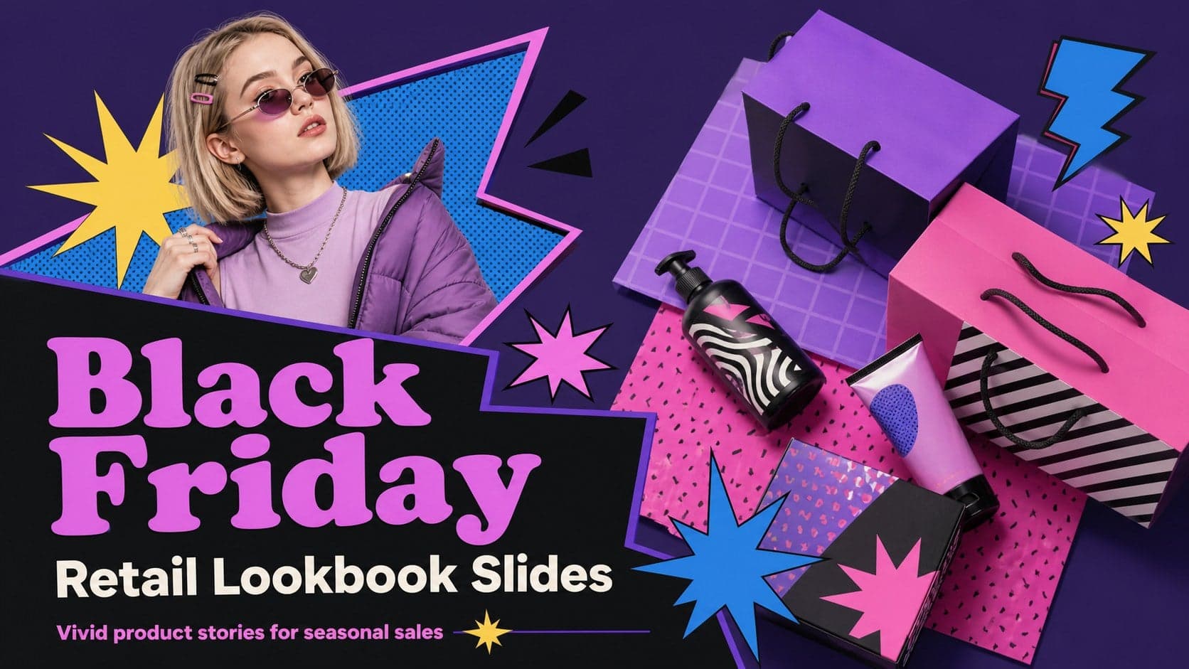 Black Friday Retail Lookbook Slides preview