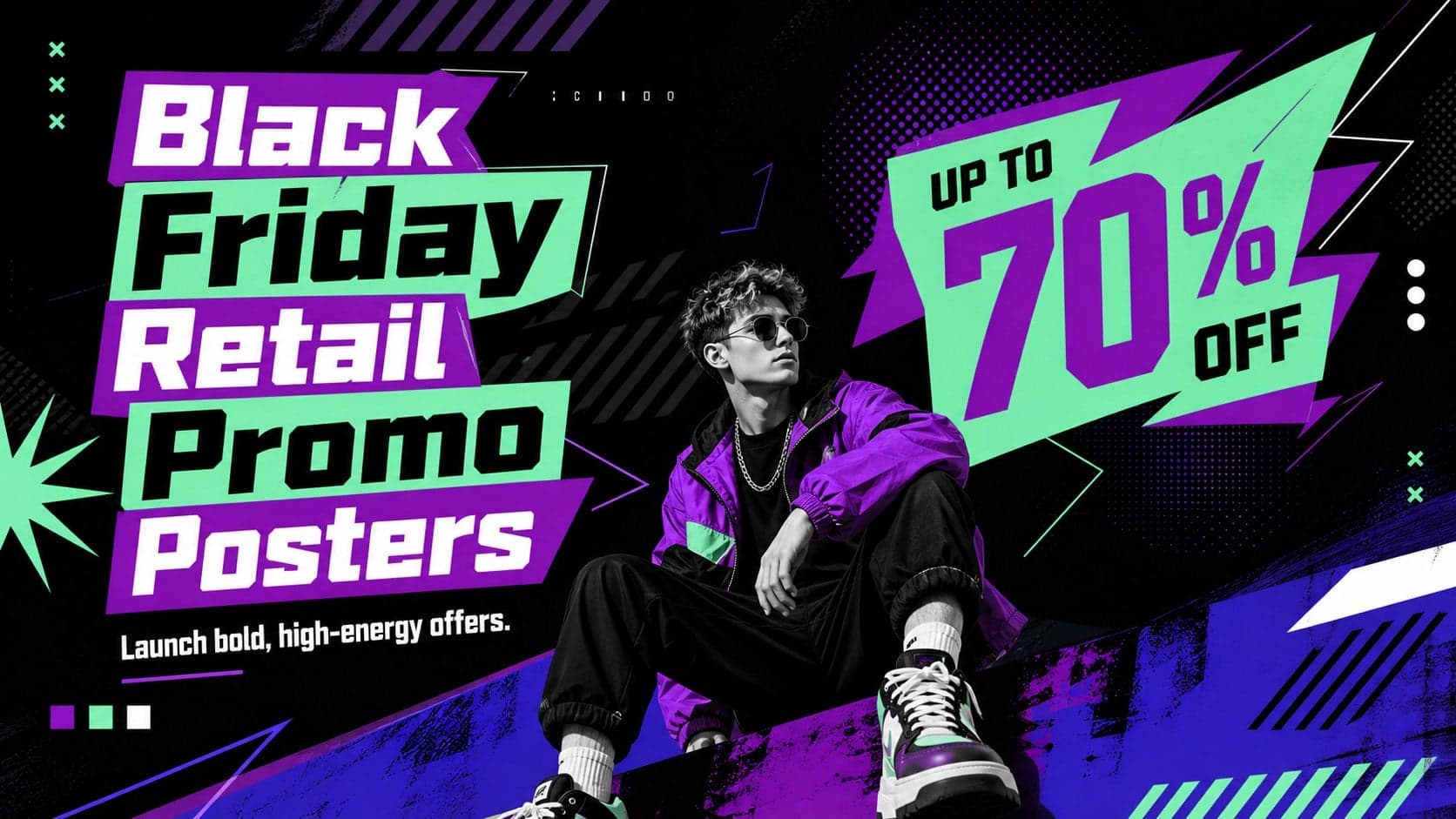 Black Friday Retail Promo Posters preview