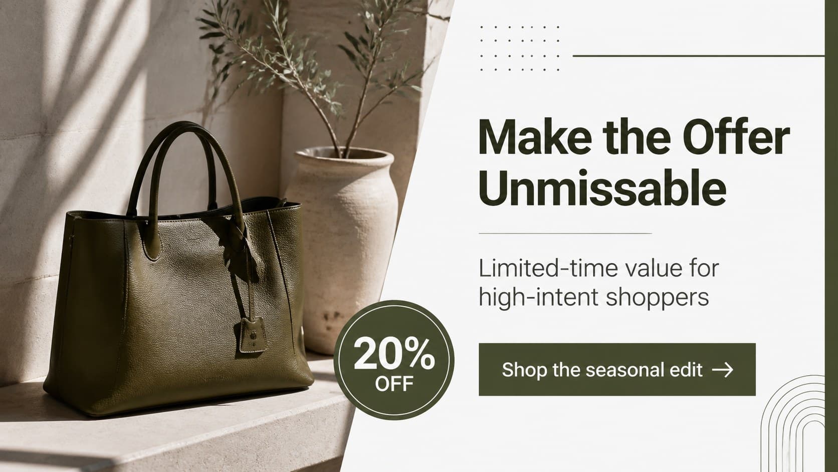 Black Friday product launch slide highlighting a featured offer with editable retail pricing content.