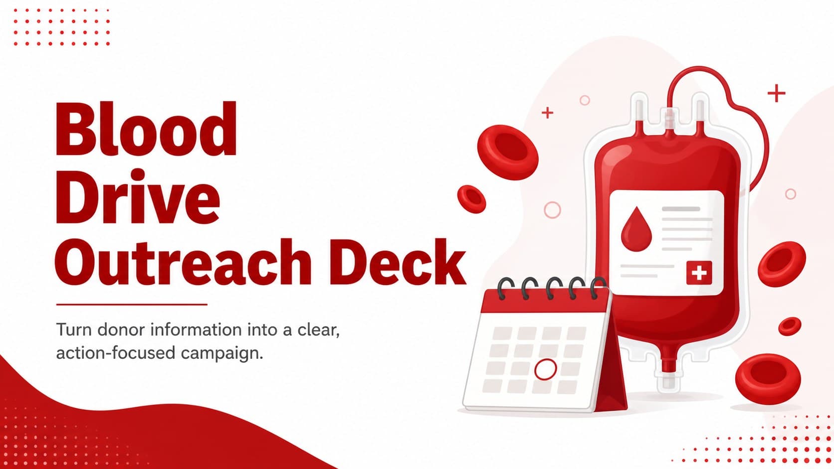Blood Drive Outreach Deck preview