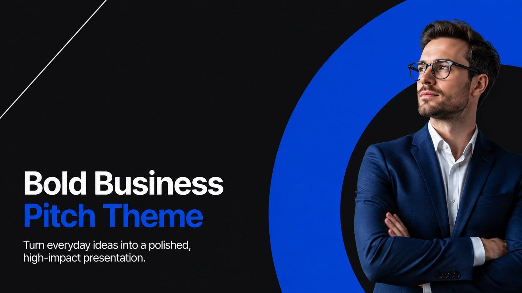 Bold Business Pitch Theme preview