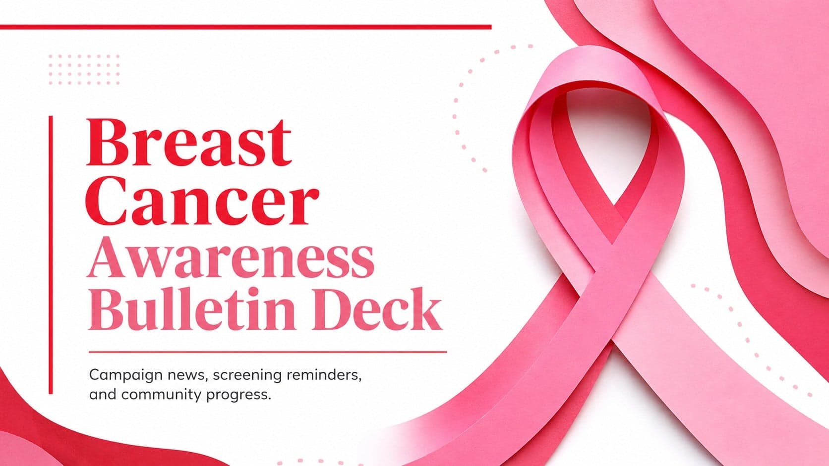 Breast Cancer Awareness Bulletin Deck preview