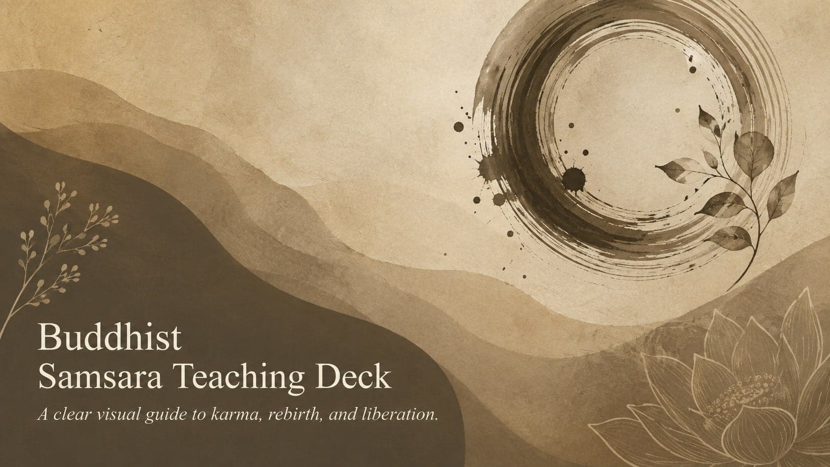 Buddhist Samsara Teaching Deck preview
