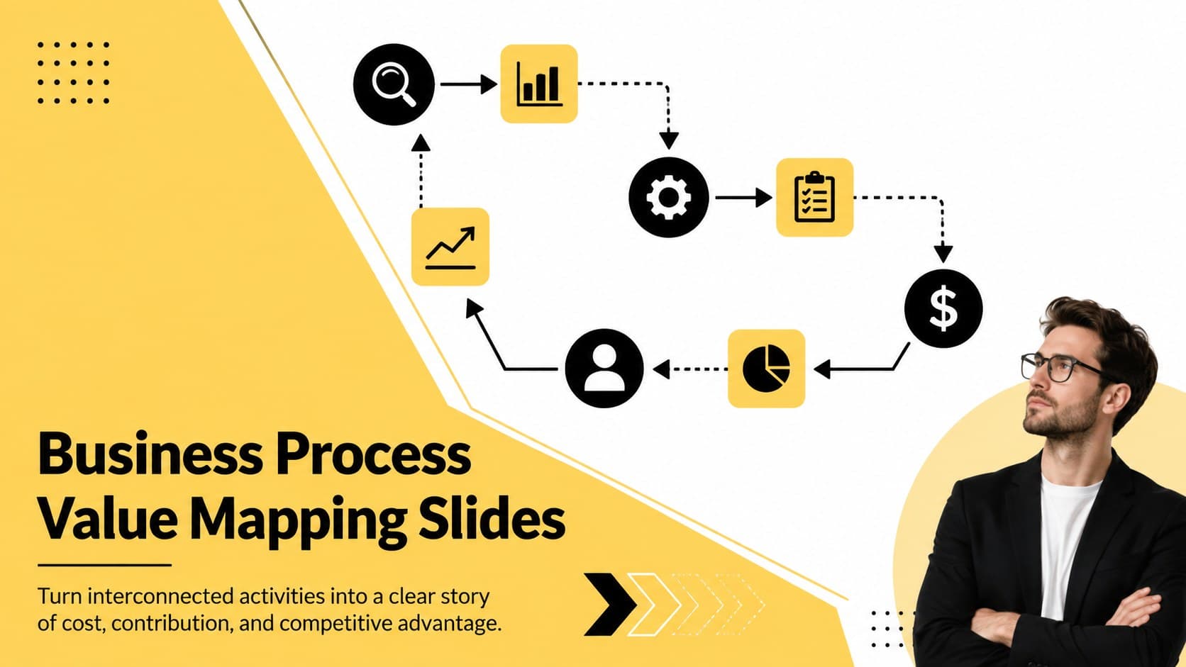 Business Process Value Mapping Slides preview