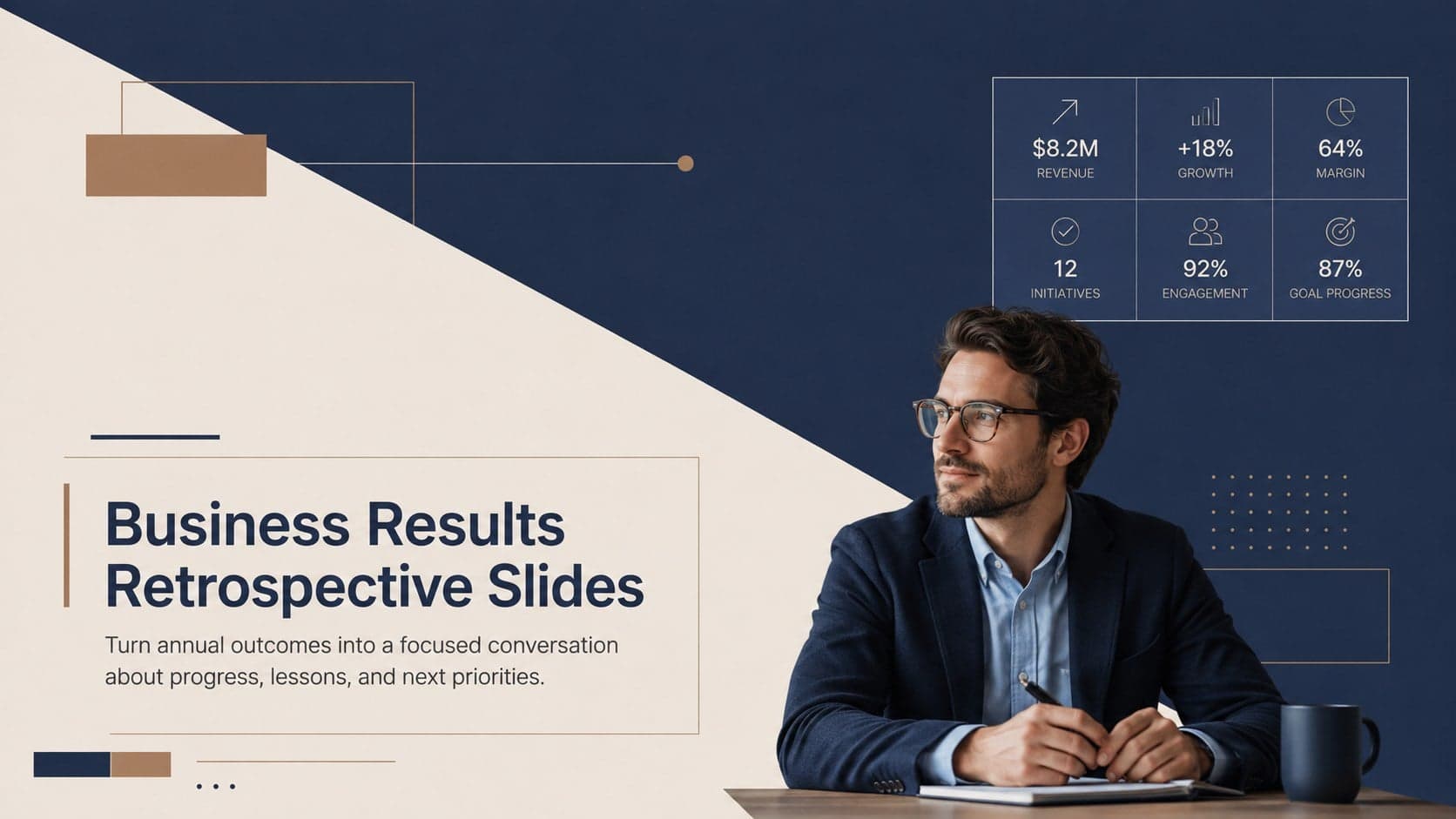 Business Results Retrospective Slides preview