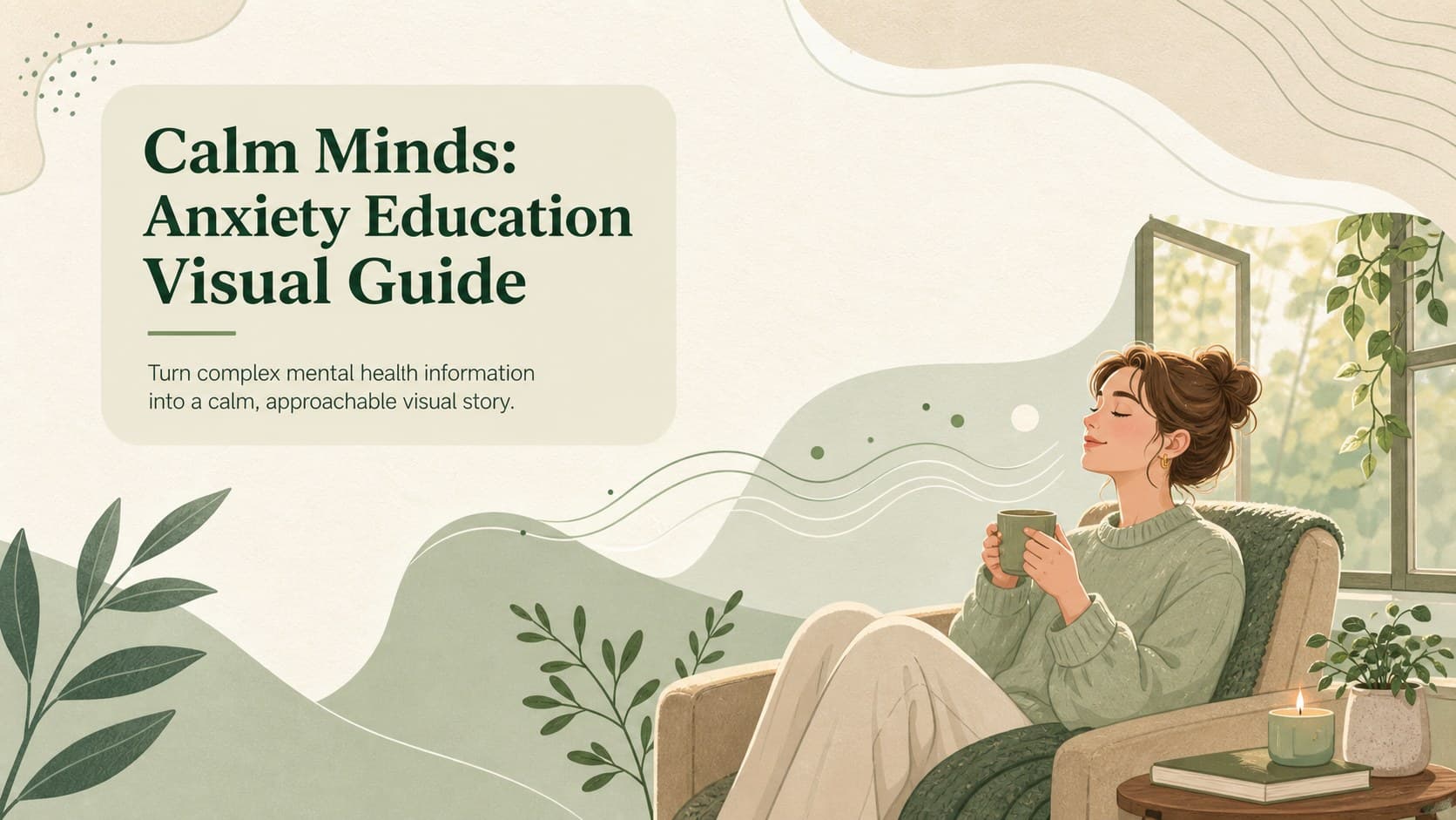 Calm Minds: Anxiety Education Visual Guide preview