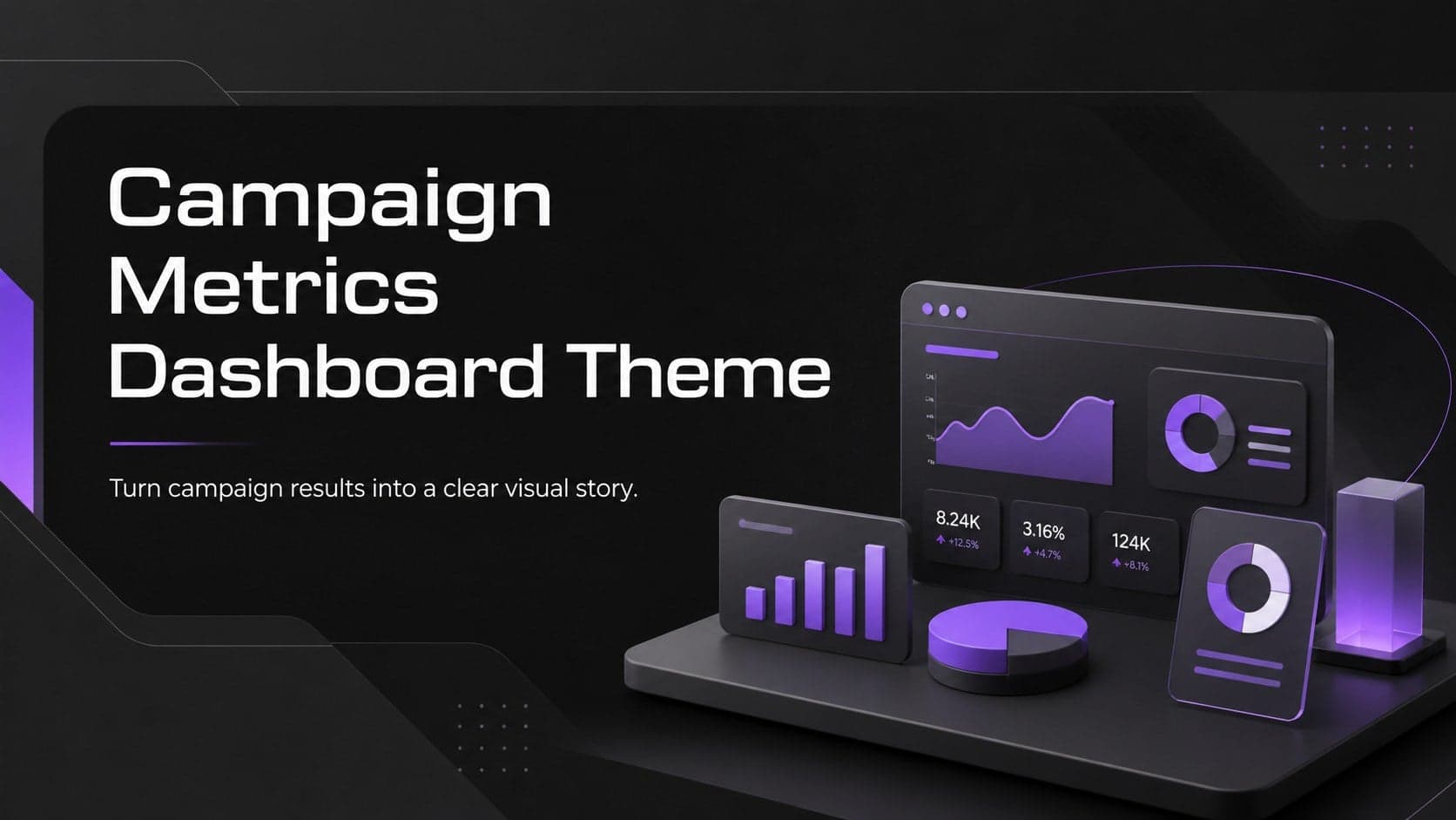Campaign Metrics Dashboard Theme preview