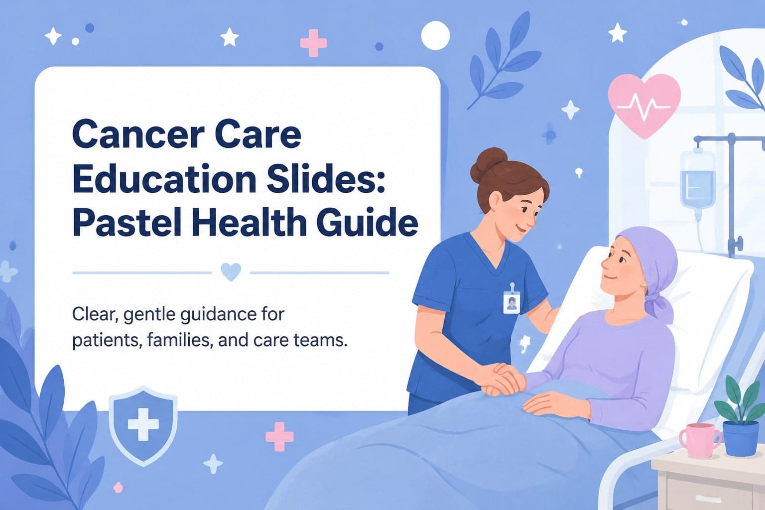 Cancer Care Education Slides: Pastel Health Guide preview