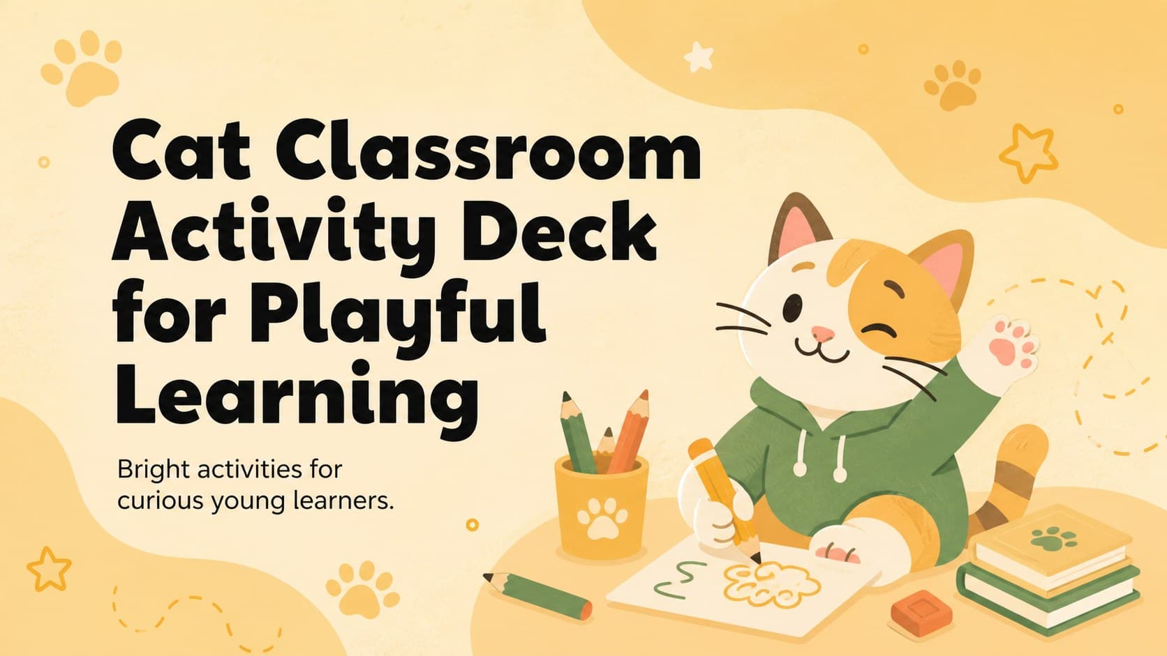 Cat Classroom Activity Deck for Playful Learning preview