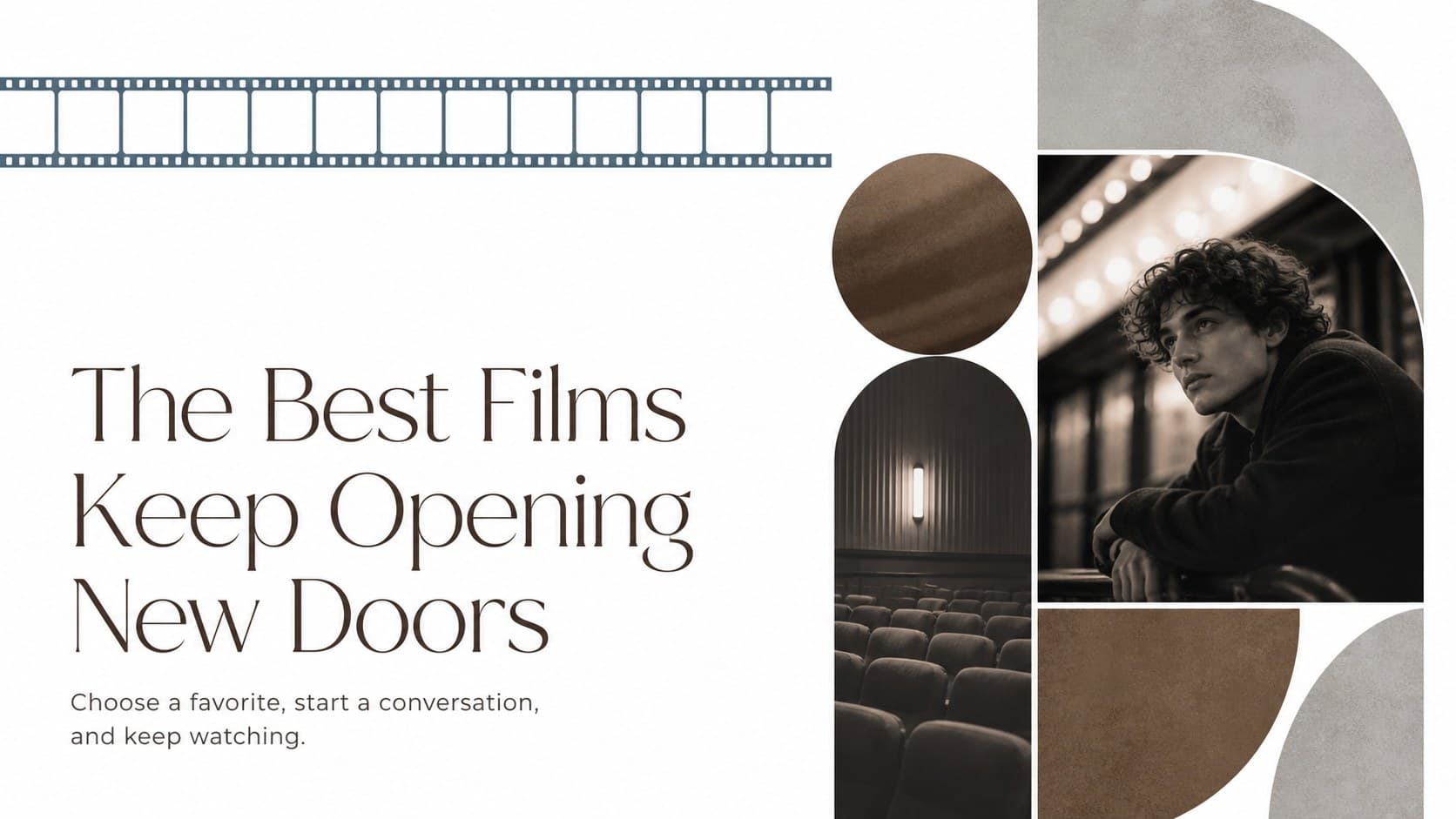 Closing slide summarizing the cinema ranking with a memorable takeaway for film audiences.