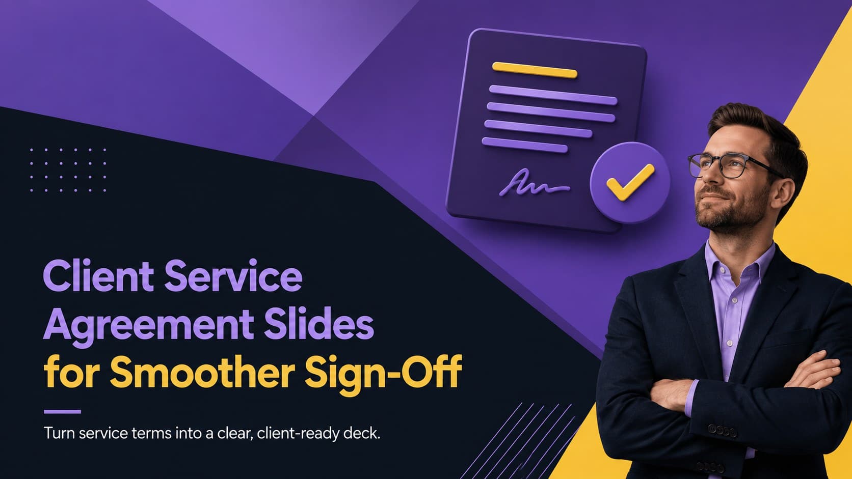 Client Service Agreement Slides for Smoother Sign-Off preview