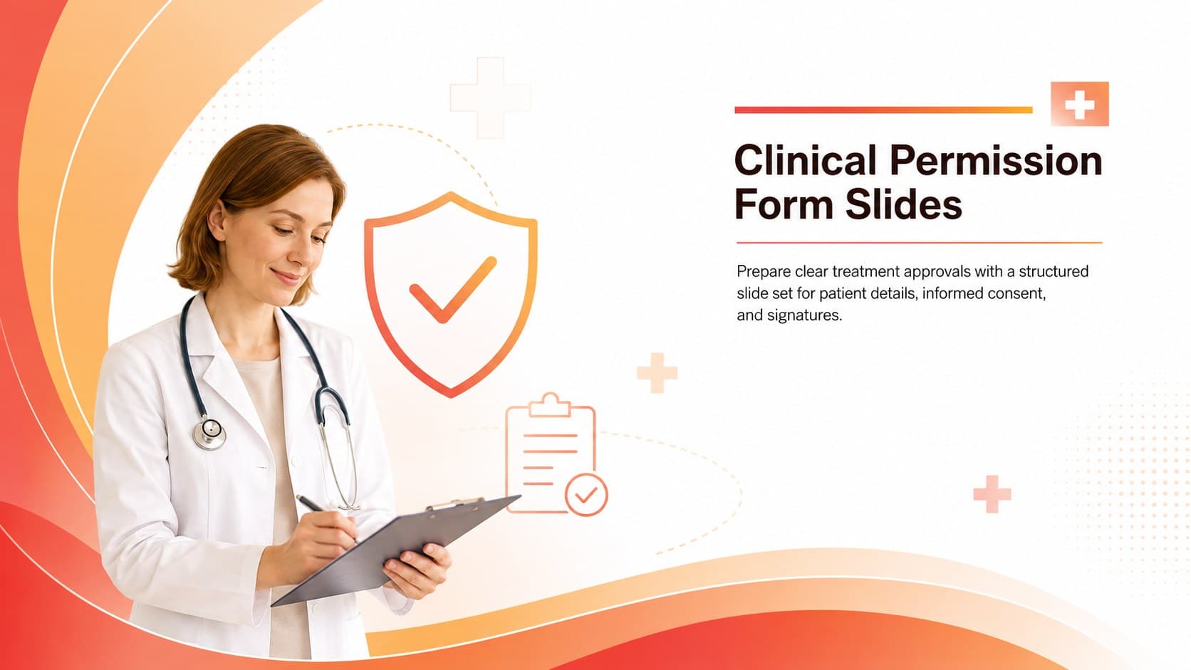 Clinical Permission Form Slides preview
