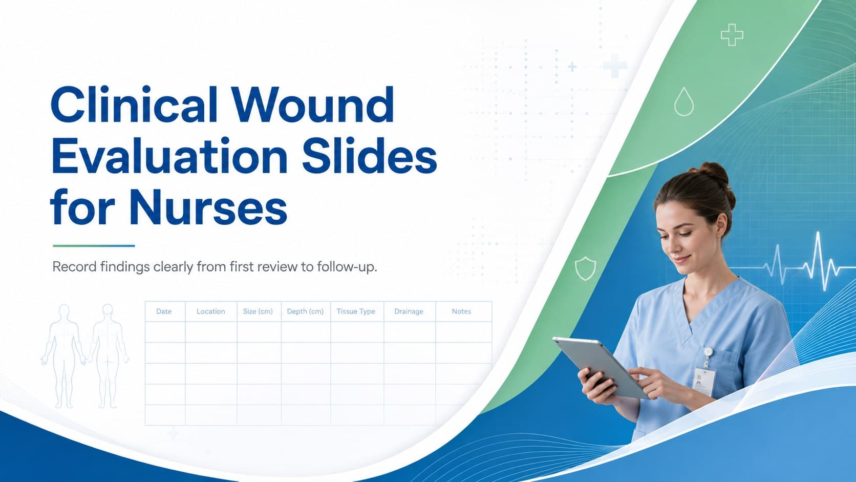 Clinical Wound Evaluation Slides for Nurses preview