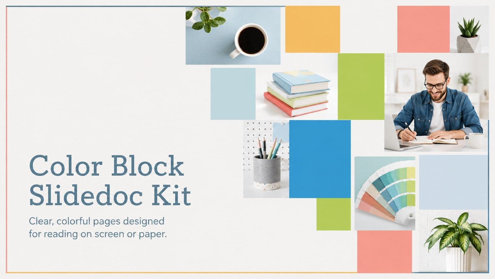 Color Block Slidedoc Kit preview