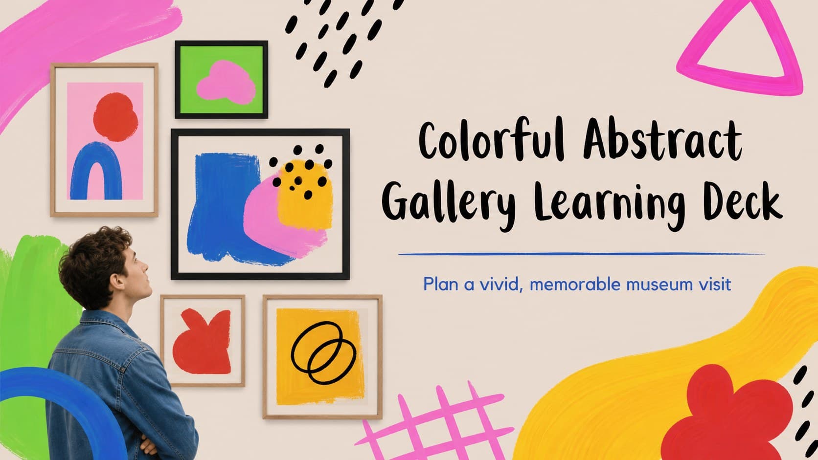 Colorful Abstract Gallery Learning Deck preview