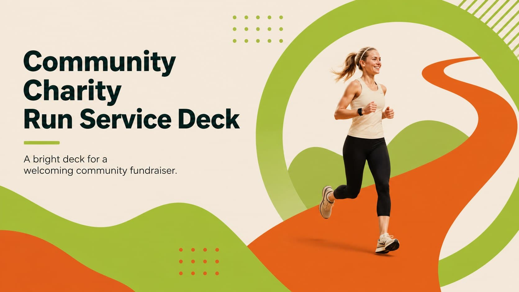 Community Charity Run Service Deck preview