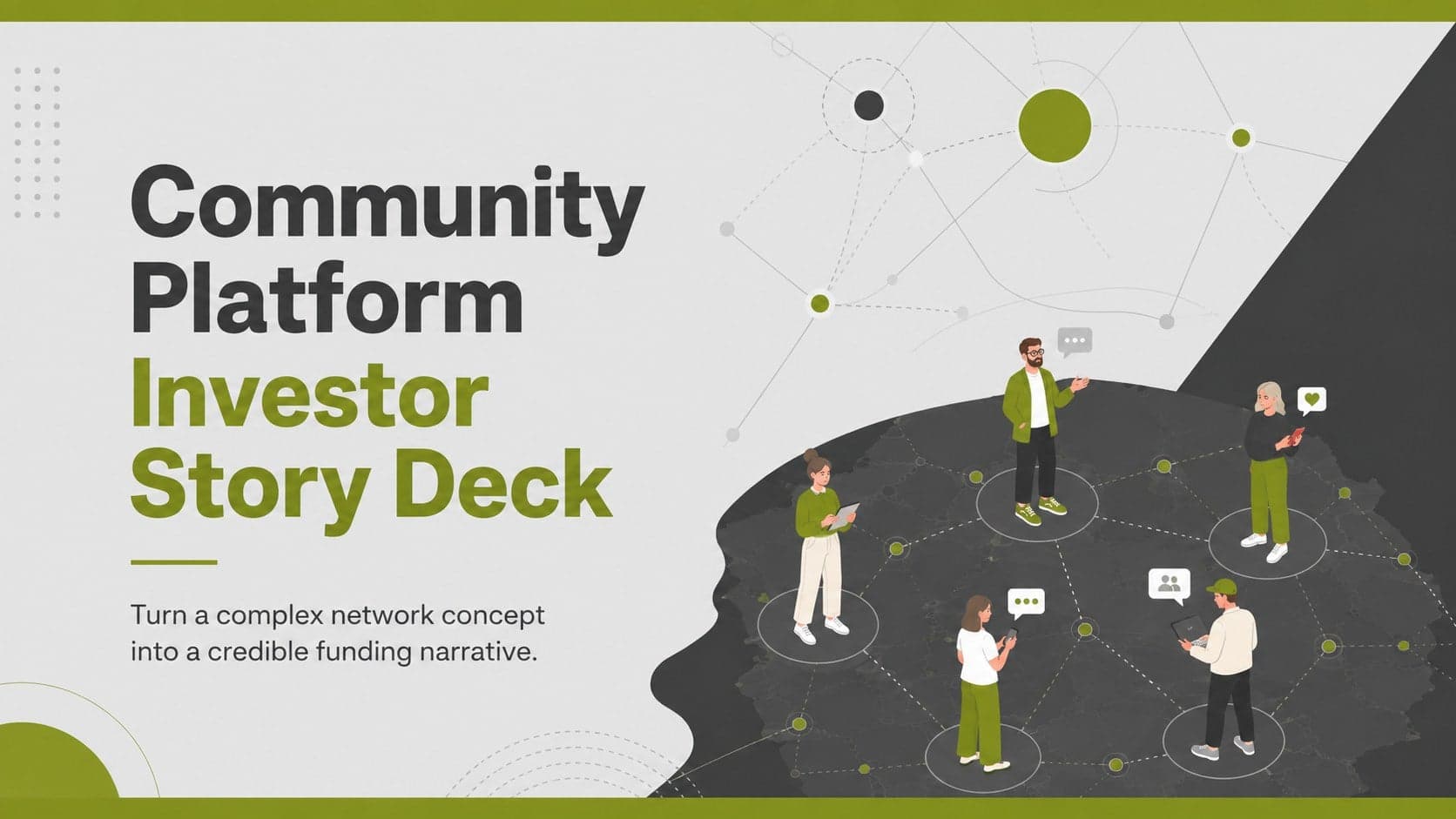 Community Platform Investor Story Deck preview