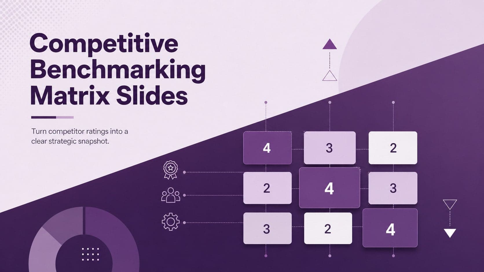 Competitive Benchmarking Matrix Slides preview