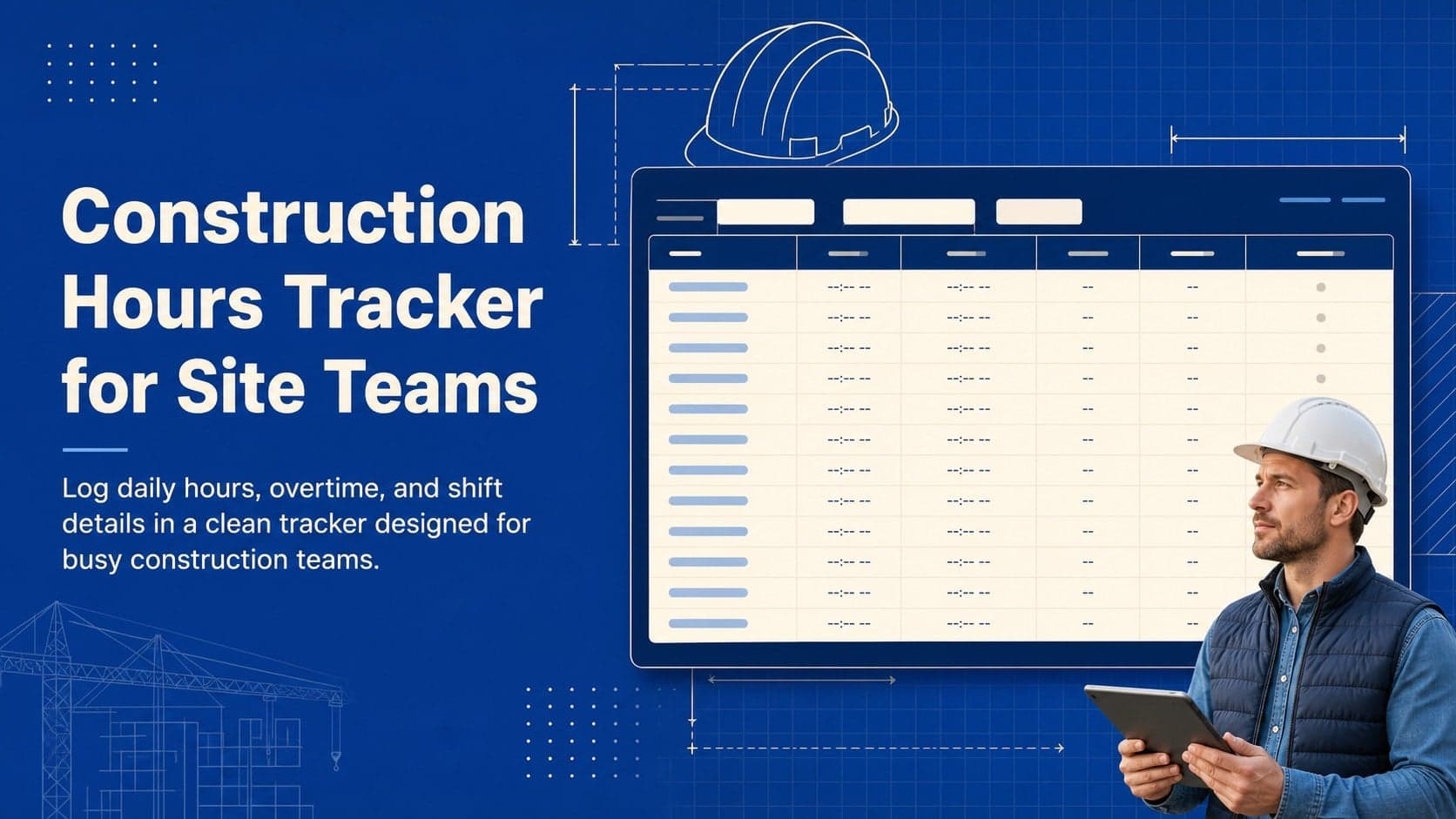 Construction Hours Tracker for Site Teams preview