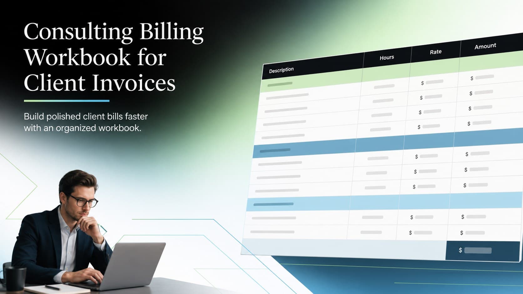 Consulting Billing Workbook for Client Invoices preview