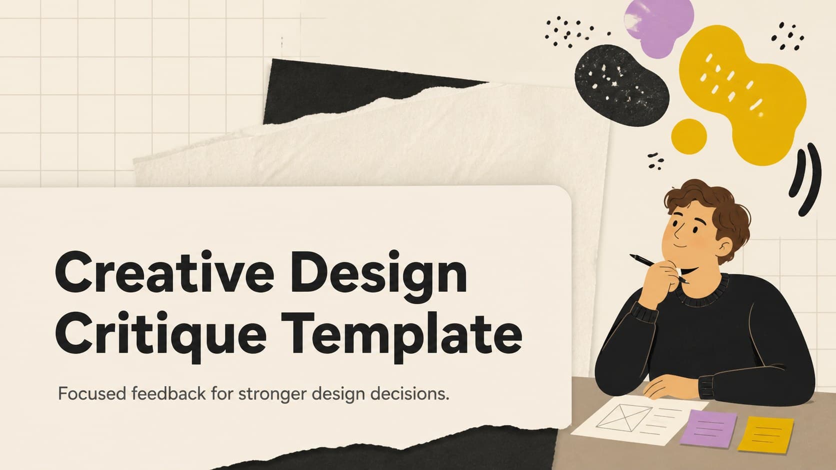 Creative Design Critique Template preview