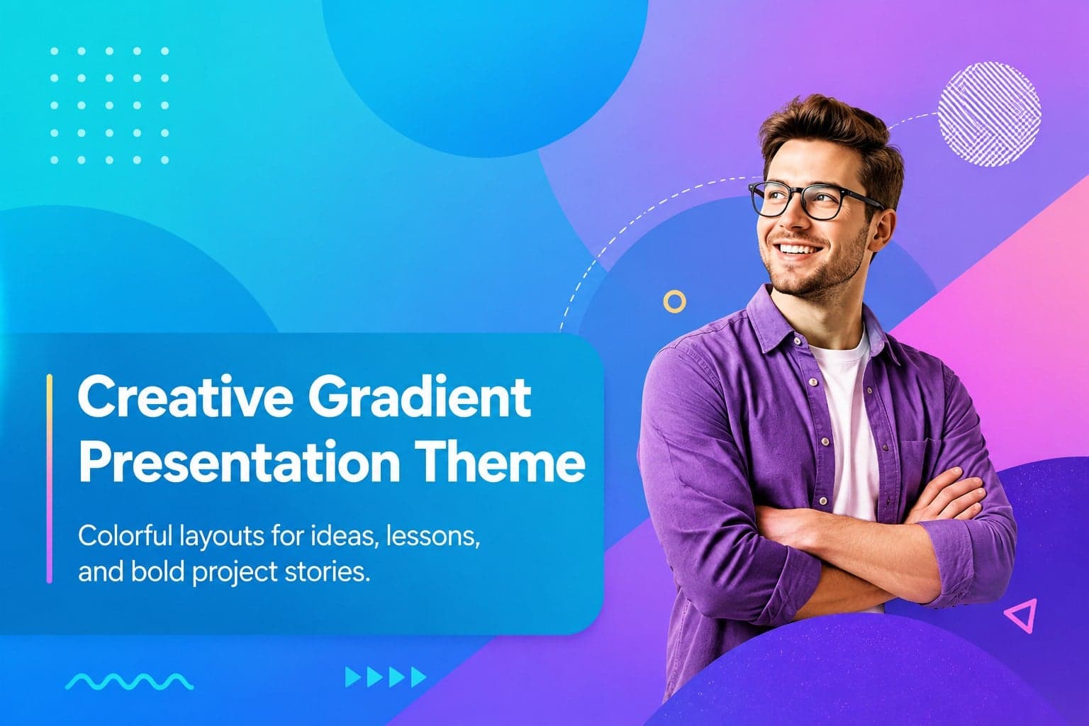 Creative Gradient Presentation Theme preview